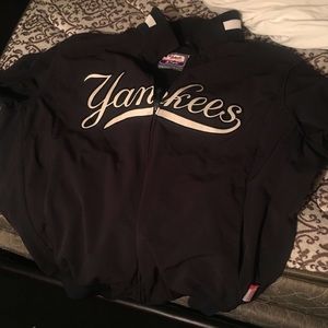 Yankee fleece zip up Majestic brand
